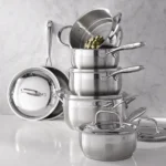 Serray Classic 11-Piece 3-Ply Stainless Steel Cookware Set - Image 4
