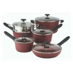 Serray Classic 11-Piece Forged Aluminum Nonstick Cookware Set - Image 2