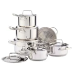 Serray Signature 12-Piece Stainless Steel Cookware Set – Aluminum Core, Induction Compatible - Image 3